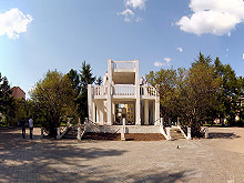 Памятник Жертвам интервенции панорамы Мурманска